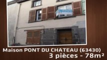 A vendre - Maison/villa - PONT DU CHATEAU (63430) - 3 pièces - 78m²