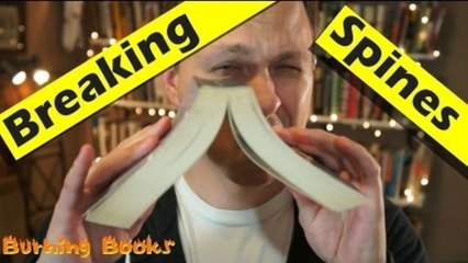 Breaking Book Spines