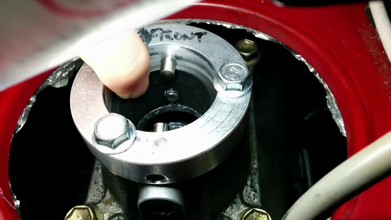 MRSS riser bolted down on sleeve bushing vertical play on lower wave washer VID_20140731_230618