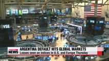 Global markets slip on concerns over Argentina default