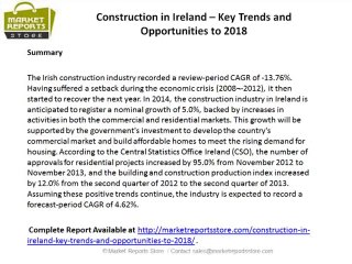 Regulation, Cost Management & Funding of Ireland Construction Market