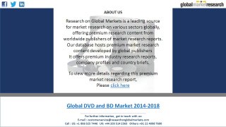 Advent of online media adversely affects the global BD and DVD market