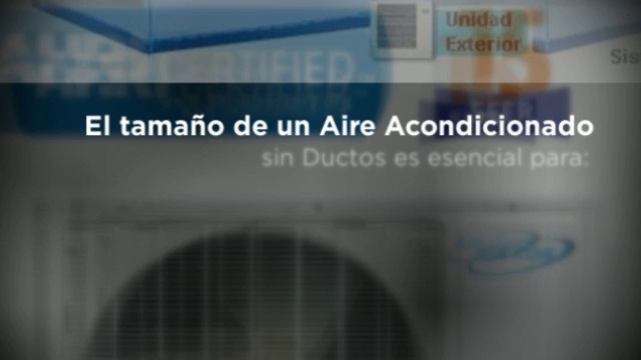 ¿Qué tamaño Sistema Mini Split Necesito?