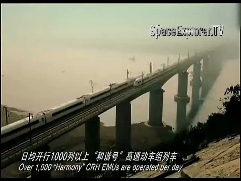 Dünyanın en hızlı treni Çin'de. Saatte 430 km.