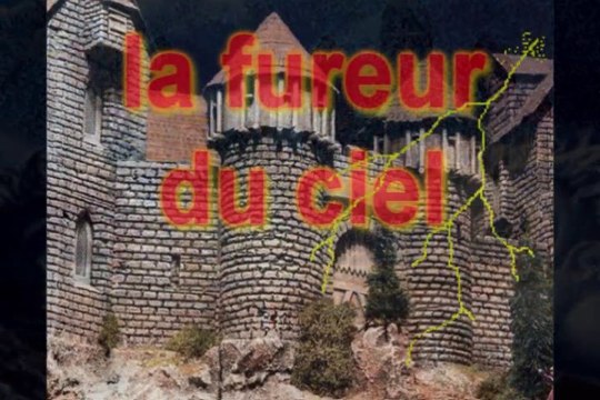 la fureur du ciel; spectacle de fin de stage à la ferme pédagogique du Fays dans l'Yonne par Lou, Mathilde et Louise.