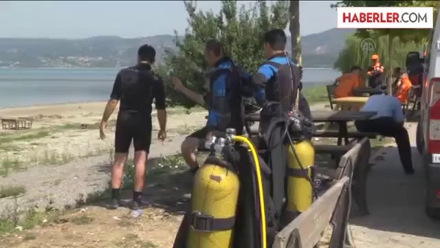 Sapanca Gölü'ne giren gencin kaybolması -
