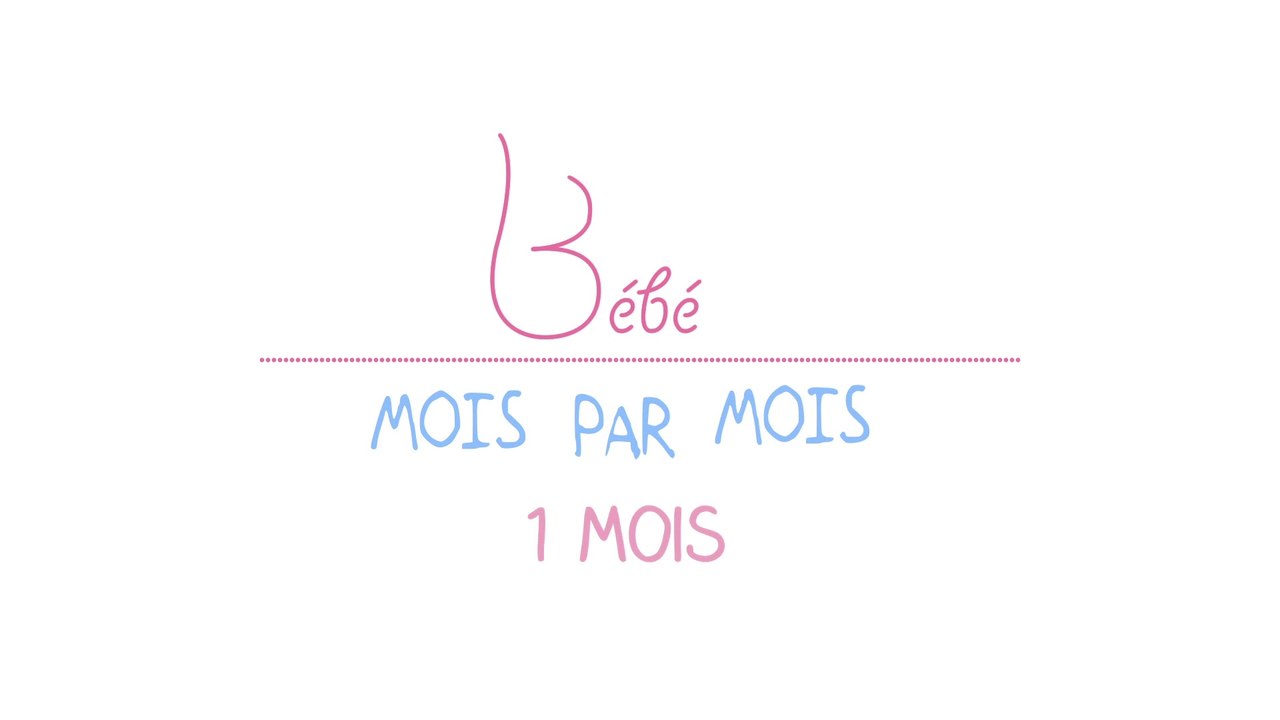 Bébé 1 mois