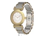 Versace Women's P5Q80D499 S089 Vanity Rose Gold Ion-Plated Stainless Steel Silver Sunray Dial Watch