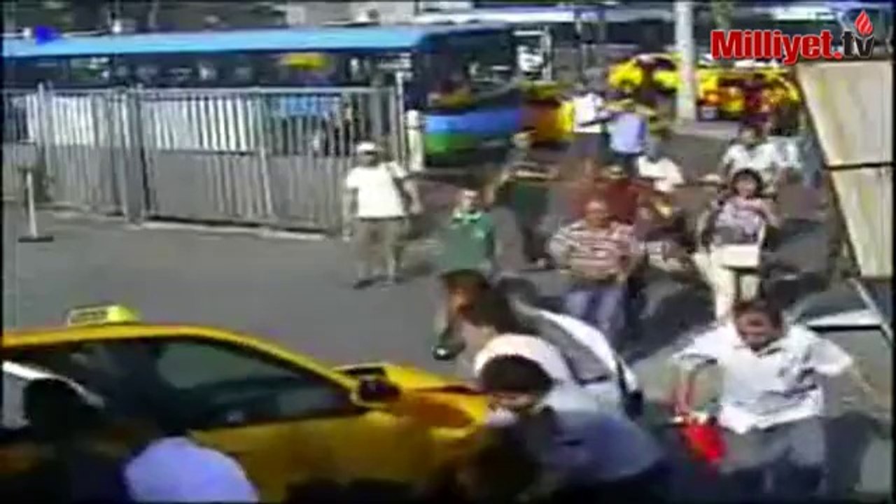 Kabataş'taki kazanın güvenlik kamerası görüntüleri