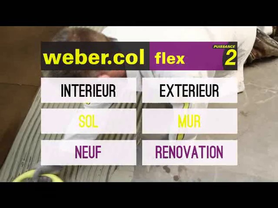 Weber Colle carrelage flexible allégée