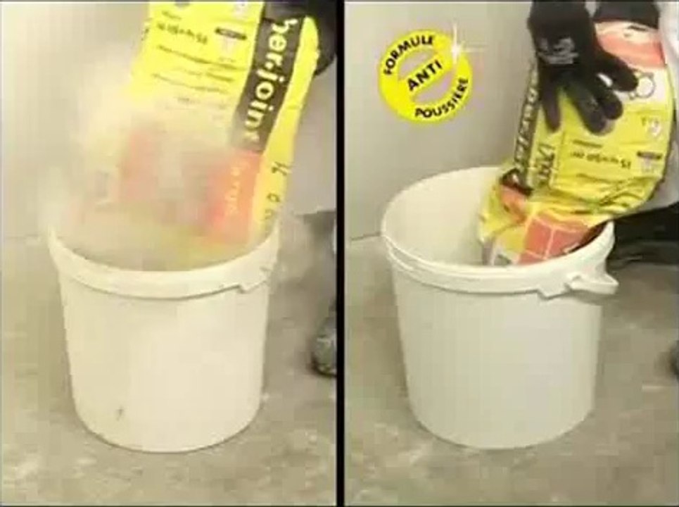 Appliquer un mortier pour joints larges de carrelage (weber.joint large)