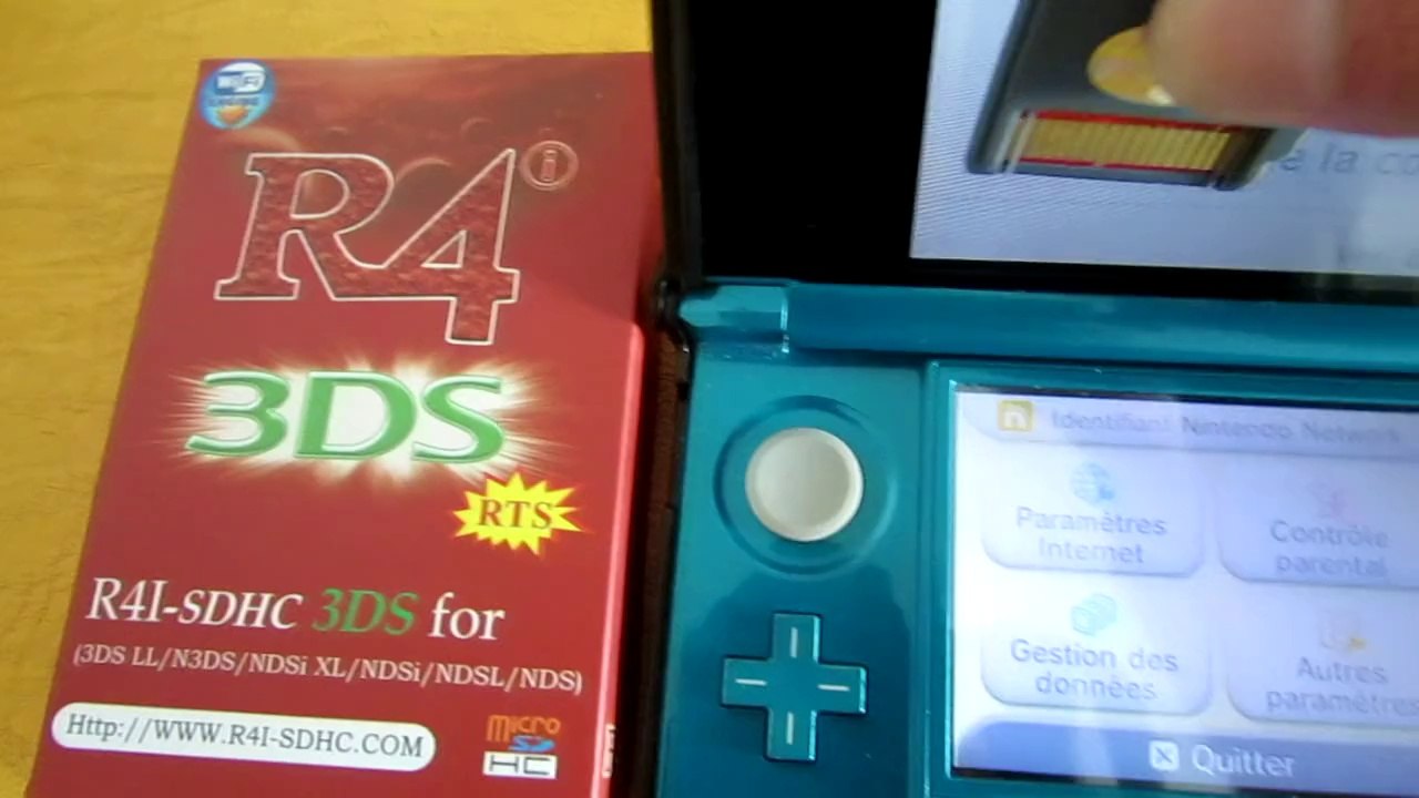 R4 3ds rts de carte maintenant fonctionne parfaitement sur 3DS 8.1.0 ...