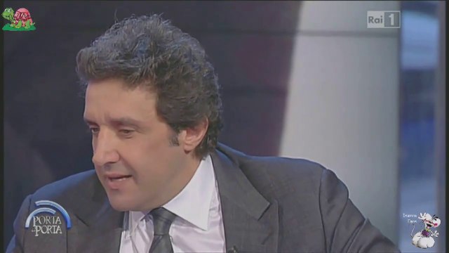 Flavio Insinna intervistato a Porta a Porta, parte seconda
