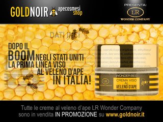 Crema al VELENO D'APE per il VISO "Wonder Bee" LR WONDER, la trovi SCONTATA su www.goldnoir.it