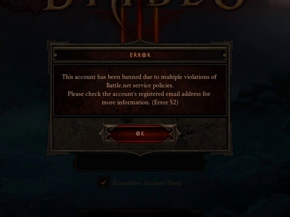 PlayerUp.com - Buy Sell Accounts - Diablo 3 Account Banned