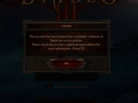 PlayerUp.com - Buy Sell Accounts - Diablo 3 Account Banned
