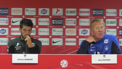 Brest / Clermont : Alex Dupont et Johann Ramaré en conférence de presse d'avant-match  /J01
