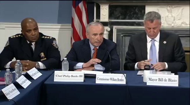 Mayor Bill de Blasio Hosts Roundtable on Police-Community Relations