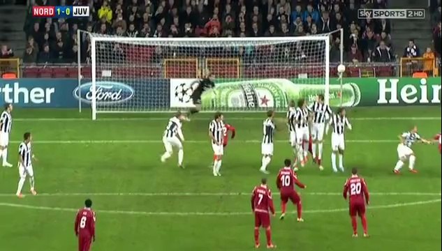 Nordsjaelland - Juventus 1-1 (23.10.2012) 3a Giornata, Gironi Champions League.