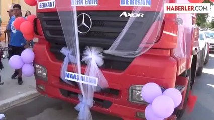 Tırdan sünnet arabası -