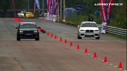 Jeep SRT-8 vs. BMW X6M. Winner?