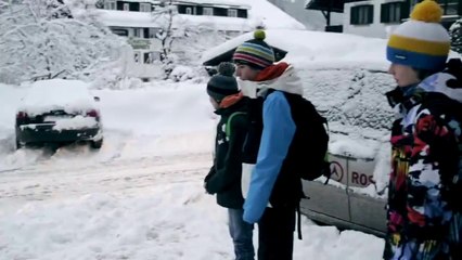 Lamborghini Gallardo on Snow