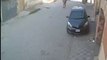 CCTV Footage of Man Stealing Car's Mirror