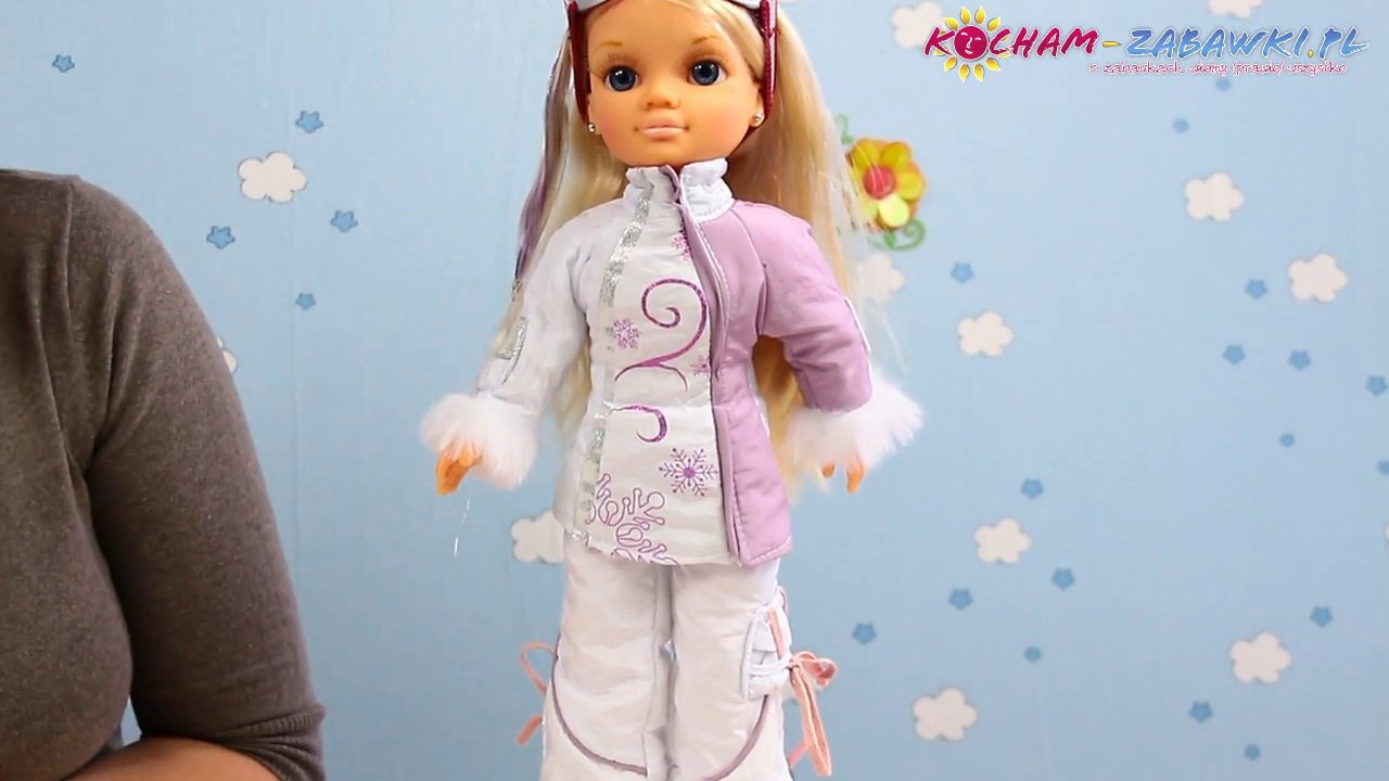Nancy Skiing Doll with Snow Board and Goggles / Lalka Nancy Zimowa - Famosa - 4996 - Recenzja