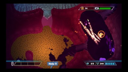 PixelJunk Shooter Ultimate PS4 - Episode Inner Space / If You To Make an Omelette- Gameplay Walkthrough