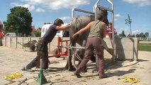 Projet belge avec de très mauvais sabots répond le maréchal-ferrant