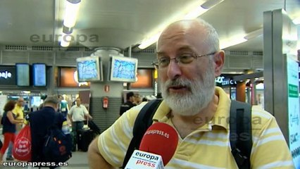 Huelga de tren en la operación salida de agosto