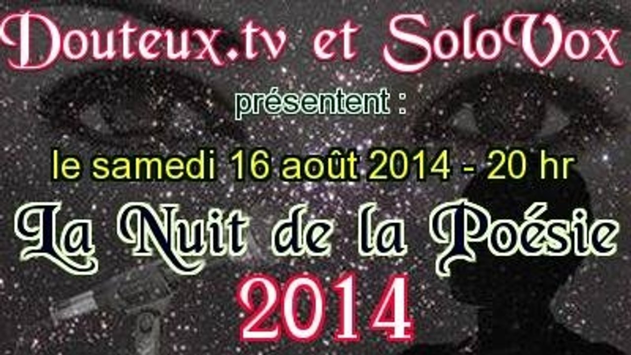 Yvon Jean reçoit - 68 - Invitation à la NUIT de la Poésie # 2