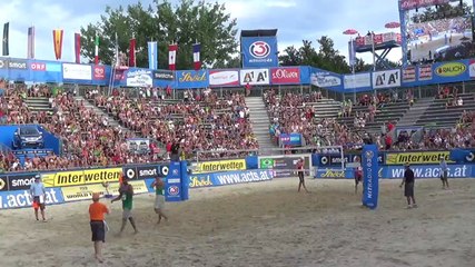 BRA vs USA Emanuel-Pedro vs Gibb-Patterson 1-2 (19-21, 21-18, 16-18)