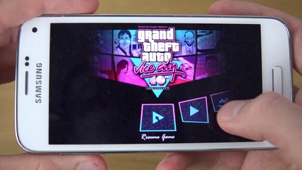 GTA Vice City Samsung Galaxy S5 Mini 4K Gaming Review