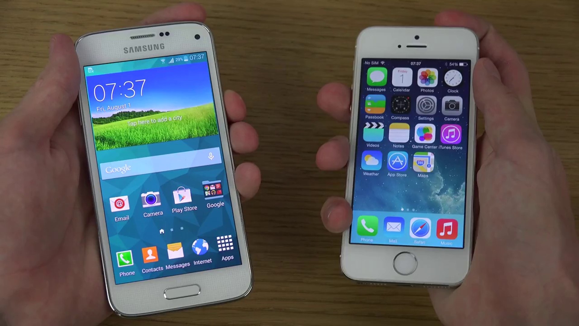 Samsung Galaxy S5 Mini vs. iPhone 5S - Which Is Faster - video Dailymotion