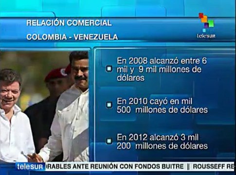 Intercambio comercial de Colombia y Venezuela en los últimos años