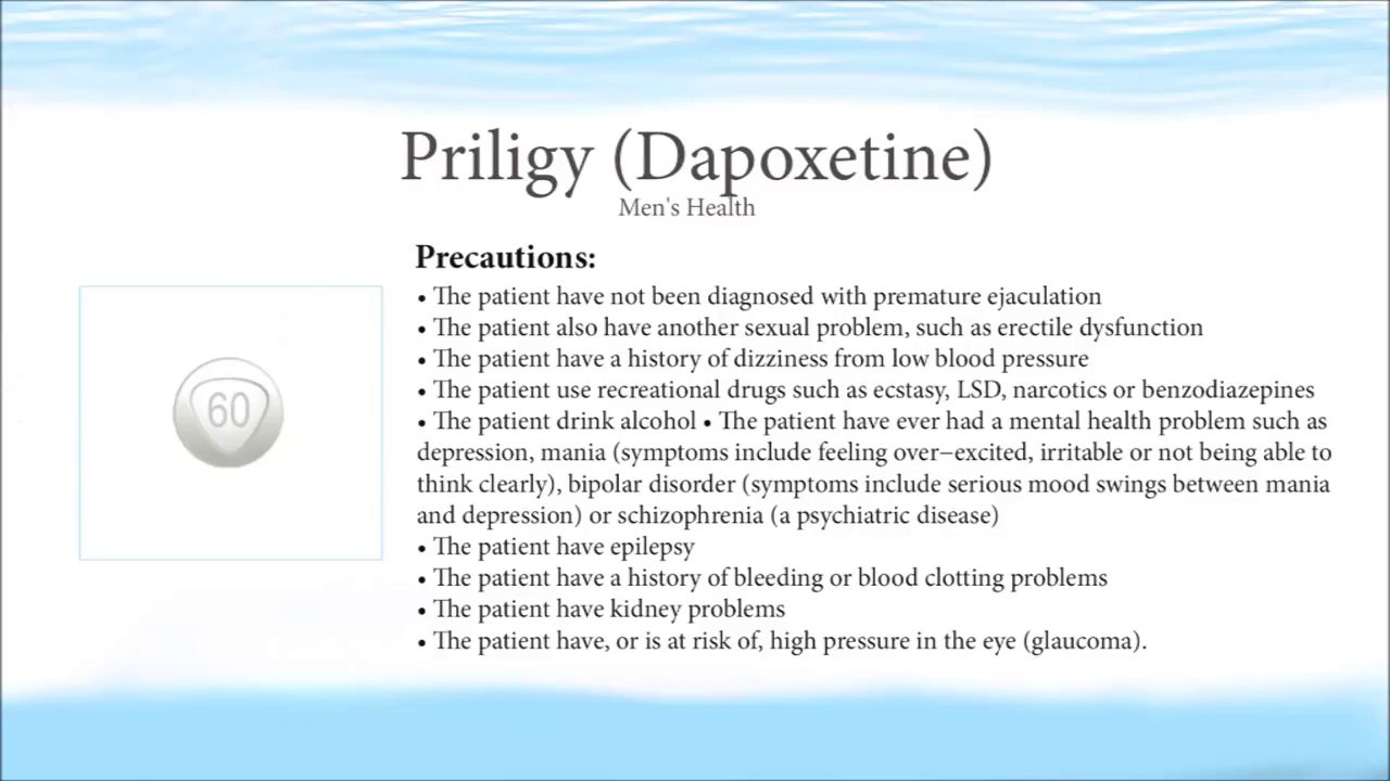 Priligy (Dapoxetine)