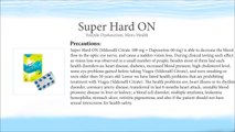 Super Hard On (Sildenafil Citrate 100 mg + Dapoxetine 60 mg)