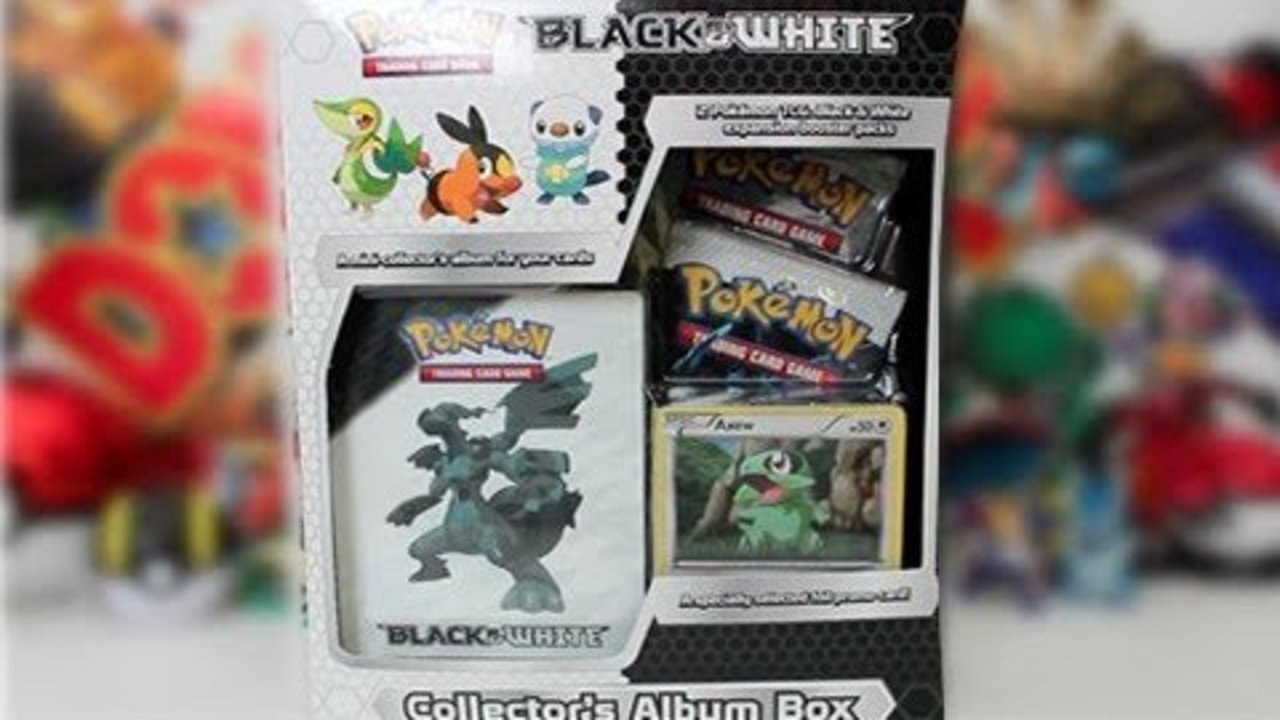 Opening a Pokemon Black and White Collector's Album Box!