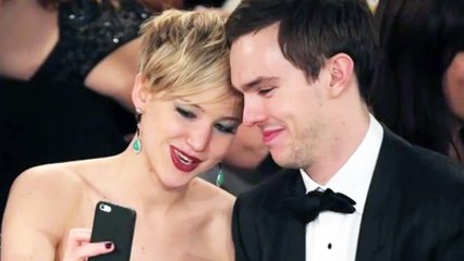 Jennifer Lawrence and Nicholas Hoult Split