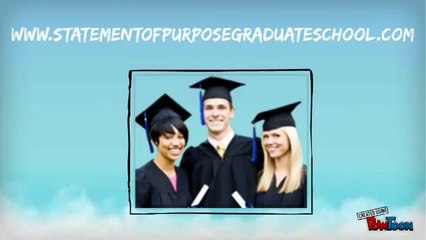 statement of purpose graduate school