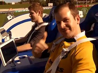 Передвижные места сделали для болельщиков в Австралии