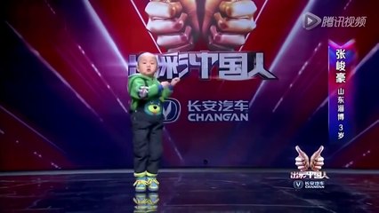 Adorable 3 year old is very happy to dance