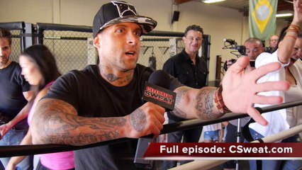 Csweat weekly Training Tip Evander Holyfield and Anderson Silva share their Favorite Combinations