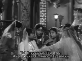 SHARMA KE YEH KYUN SAB PARDA NASHEEN - (Chaudhvin Ka Chand - 1960)