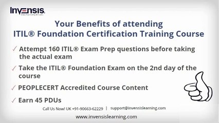 ITIL Foundation Certification Training Lisbon | Free Exam Practice Test Download | Invensis Learning
