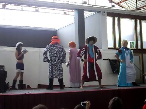 Festival del manga de Las Palmas 2011.Concurso de cosplay grupal 10.One Piece