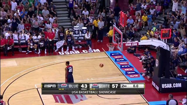 Damian Lillard marque depuis sa propre raquette