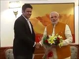 Former Indian cricketer Anil Kumble meets Prime Minister Narendra Modi
