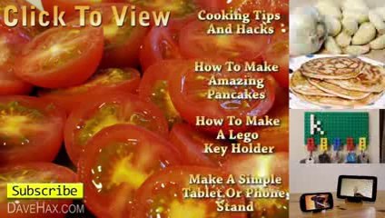 How to Cut Tomatoes Like a Ninja - Cooking Hack